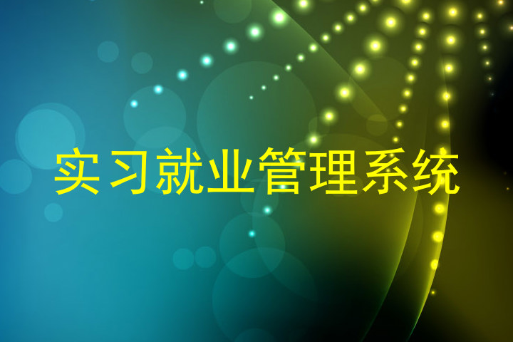 实习就业管理系统