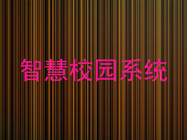 智慧校园系统