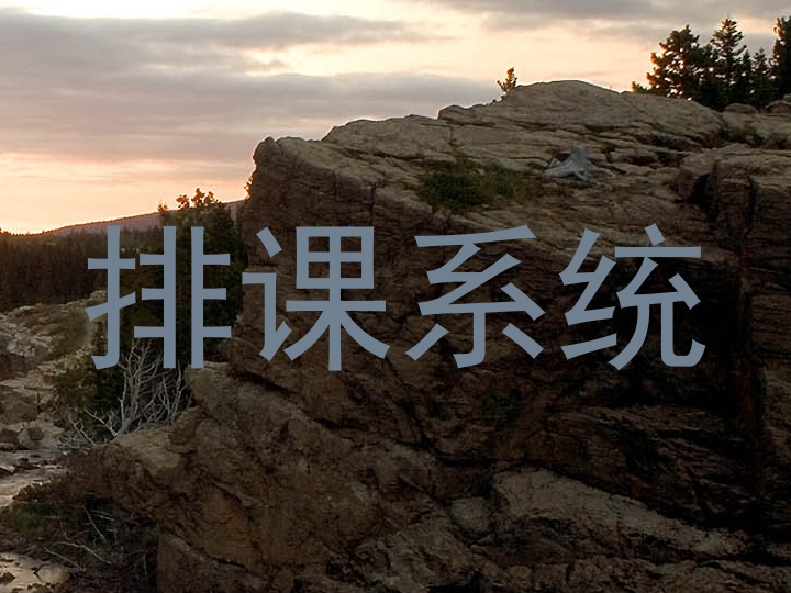排课系统