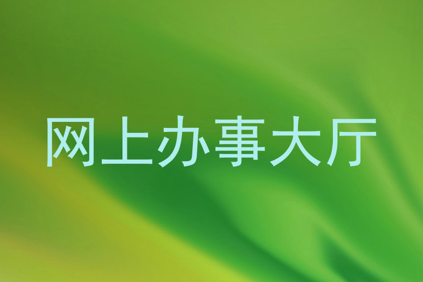 网上办事大厅