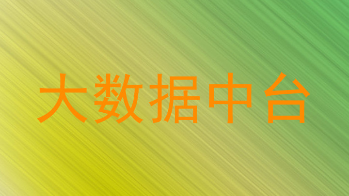 大数据中台