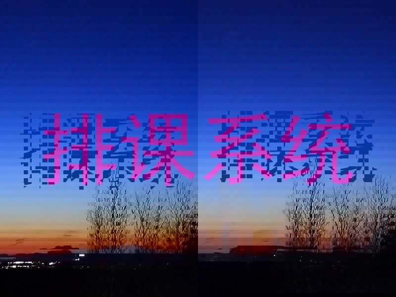 排课系统