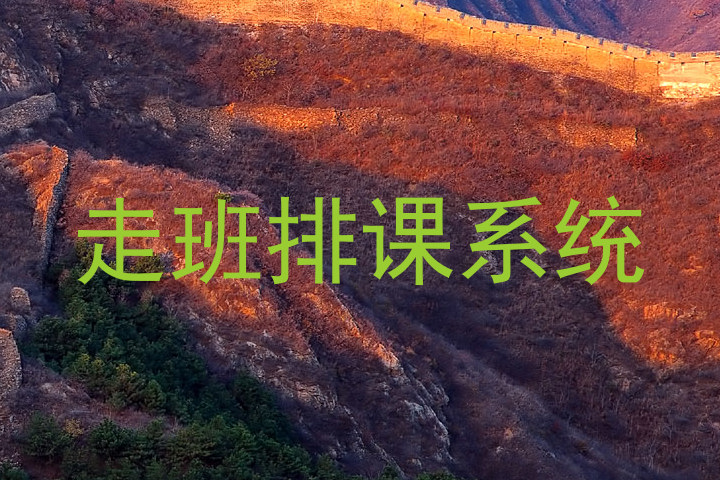 走班排课系统