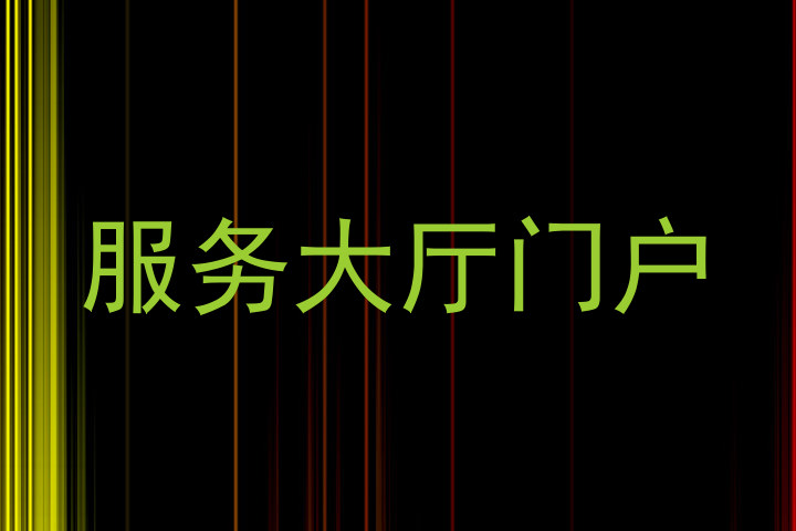 服务大厅门户