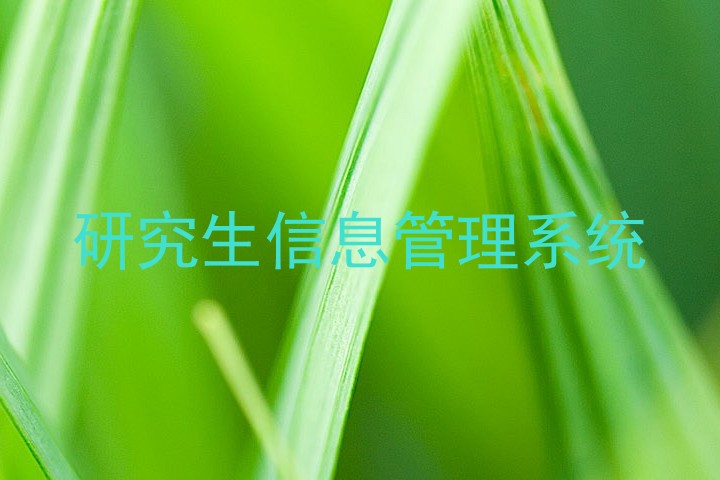 研究生信息管理系统