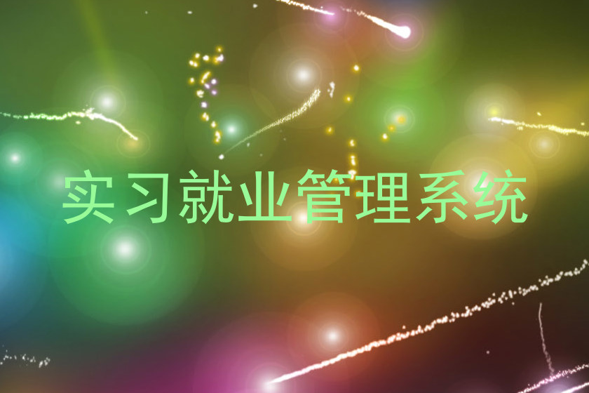 实习就业管理系统