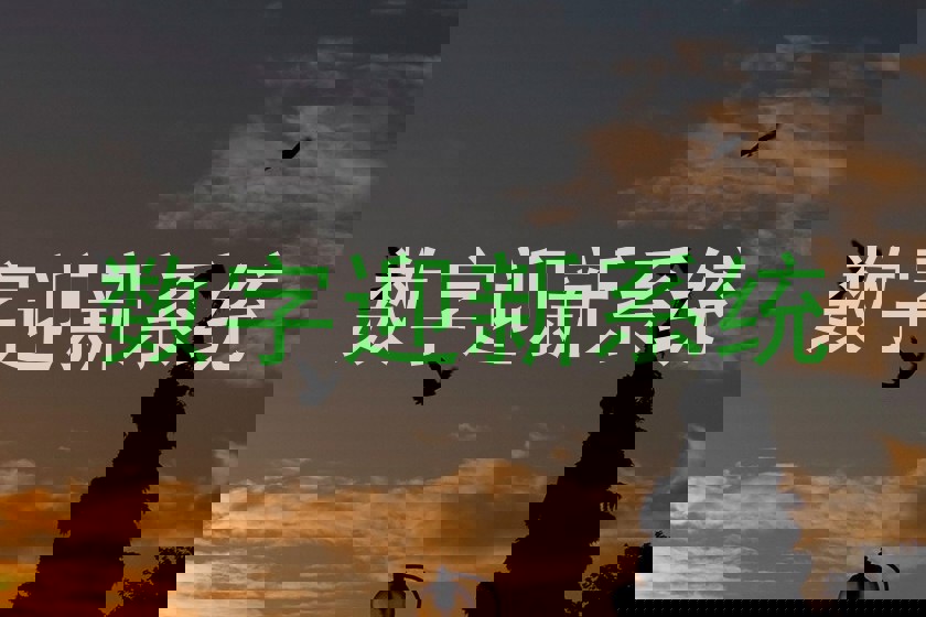 数字迎新系统