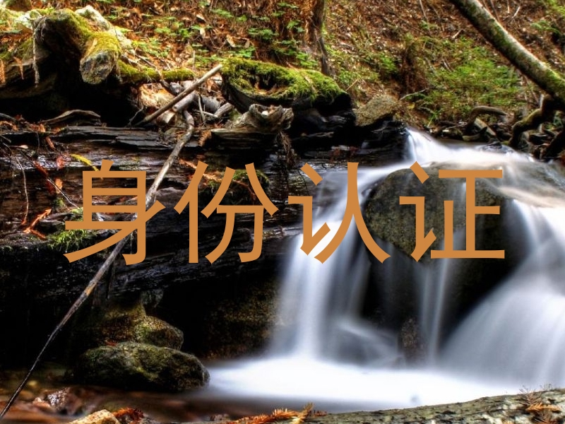 身份认证