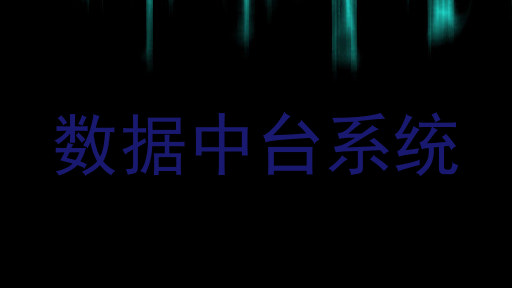 数据中台系统