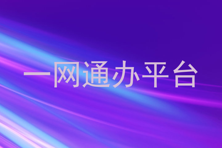 一网通办平台