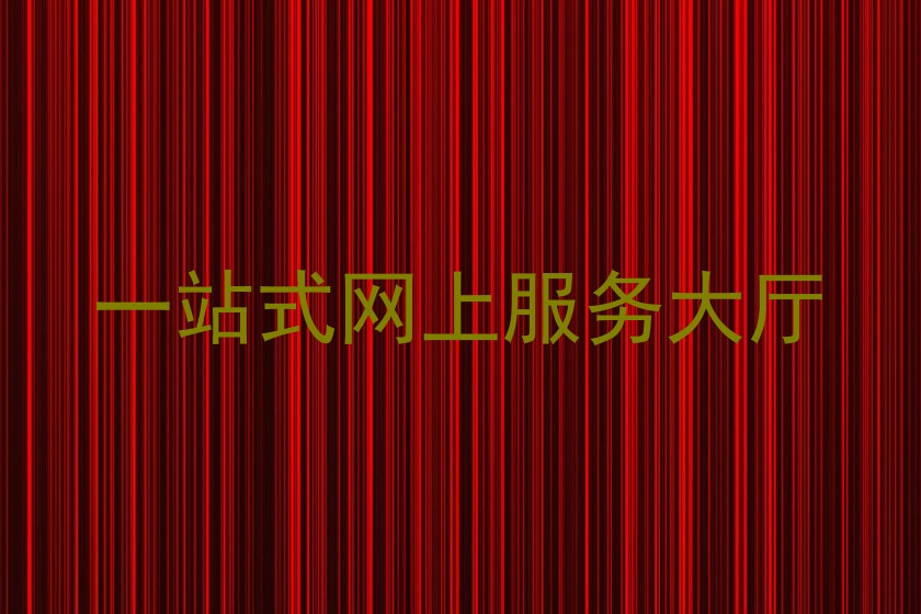 一站式网上服务大厅