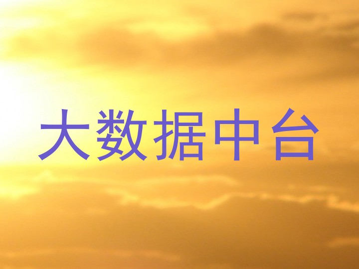 大数据中台