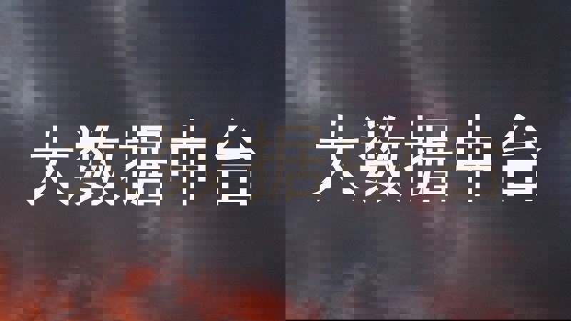 大数据中台