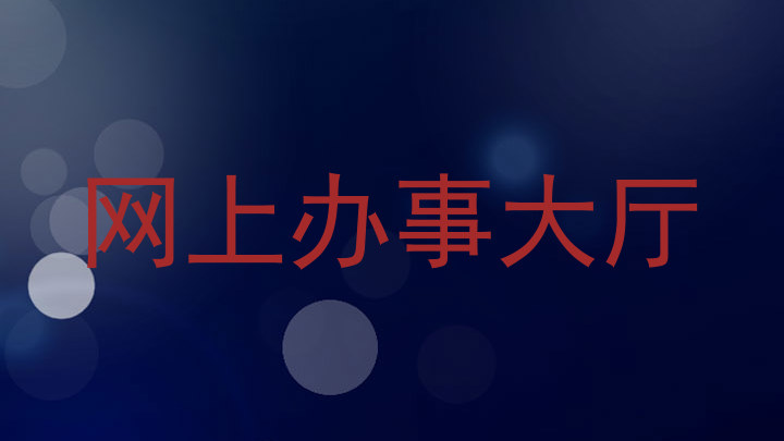 网上办事大厅