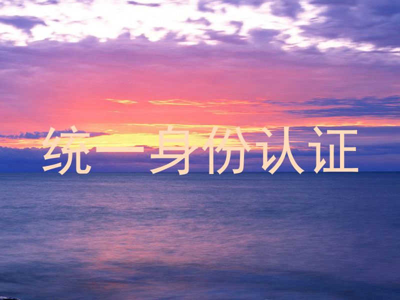 统一身份认证