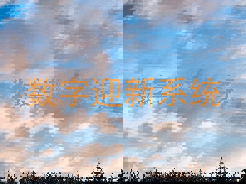 数字迎新系统