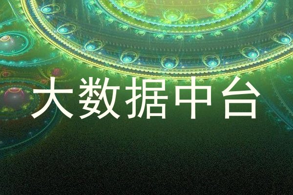 大数据中台