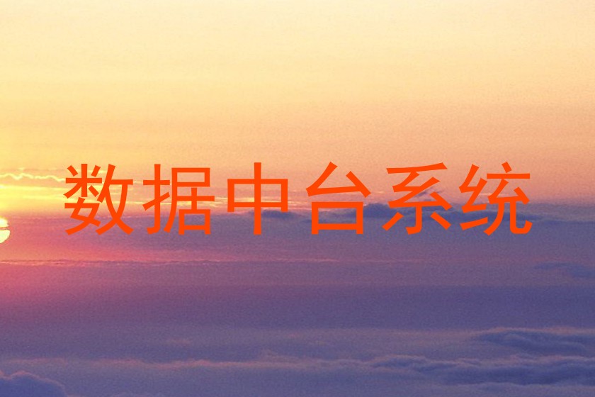 数据中台系统