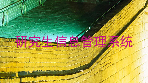 研究生信息管理系统