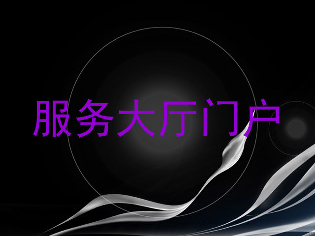 服务大厅门户