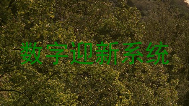 数字迎新系统