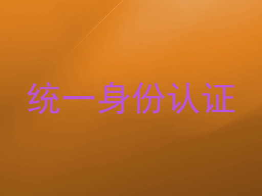 统一身份认证