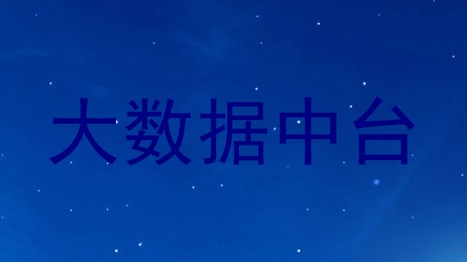 大数据中台