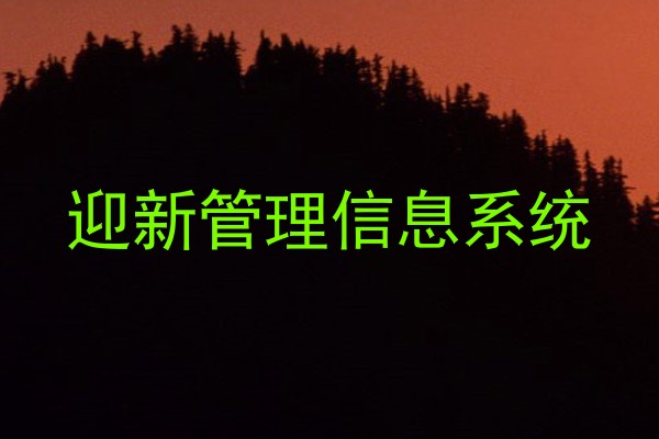 迎新管理信息系统