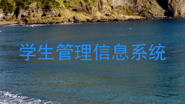 学生管理信息系统