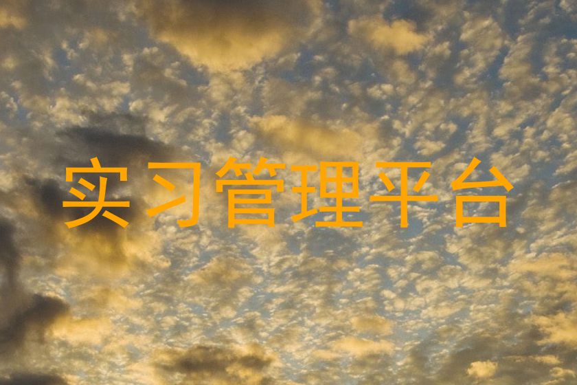 实习管理平台