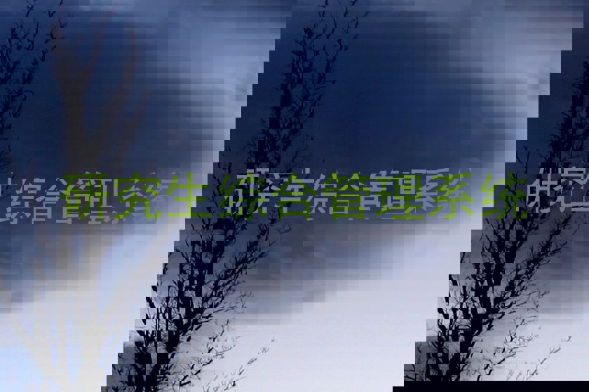 研究生综合管理系统