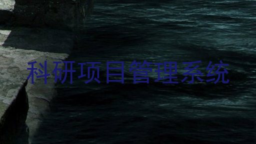 科研项目管理系统