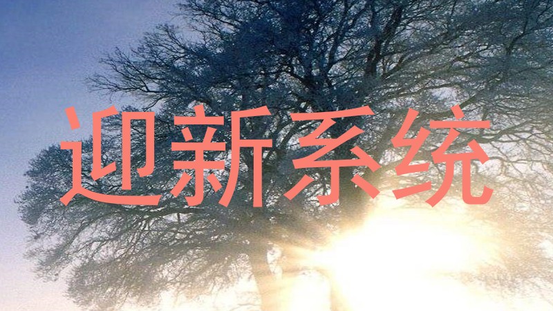迎新系统