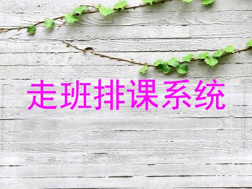 走班排课系统