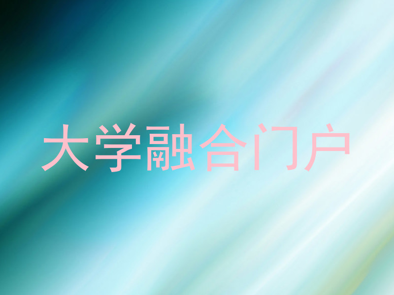 大学融合门户