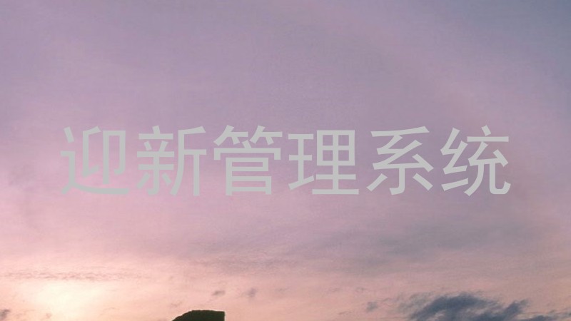 迎新管理系统
