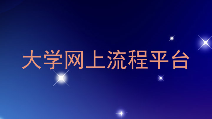 大学网上流程平台