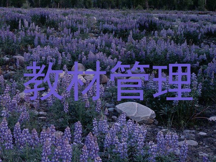 教材管理