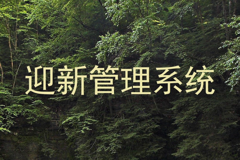 迎新管理系统