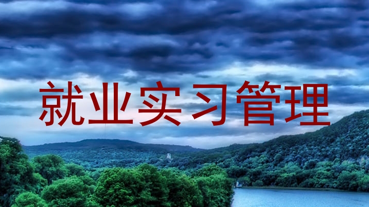 就业实习管理