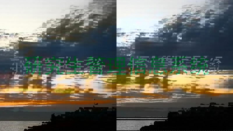 研究生管理信息系统