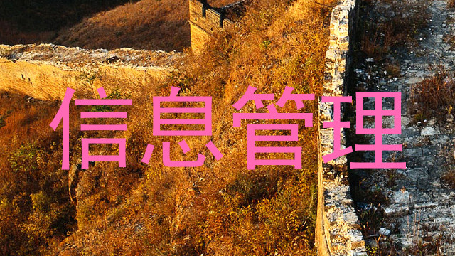 信息管理