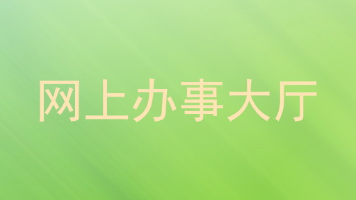 网上办事大厅