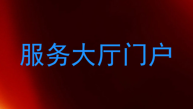 服务大厅门户