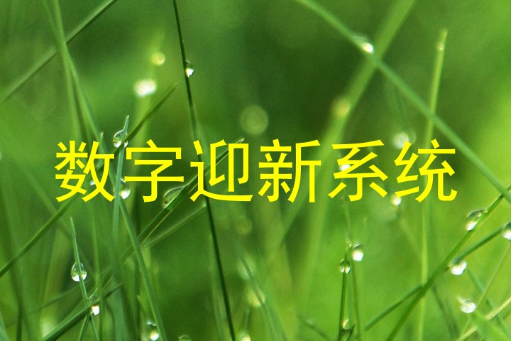 数字迎新系统