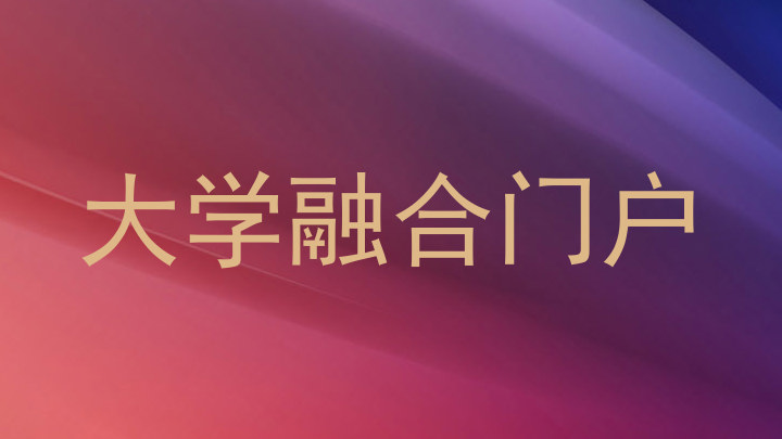 大学融合门户