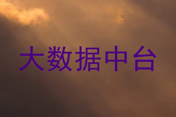 大数据中台