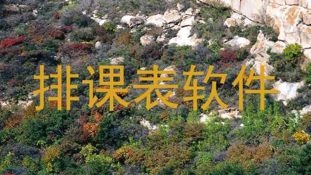 排课表软件