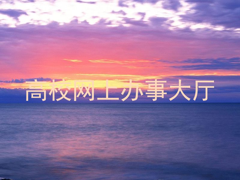 高校网上办事大厅