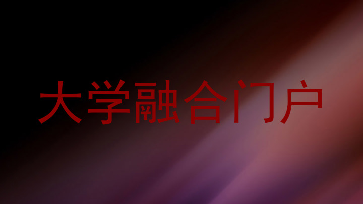 大学融合门户